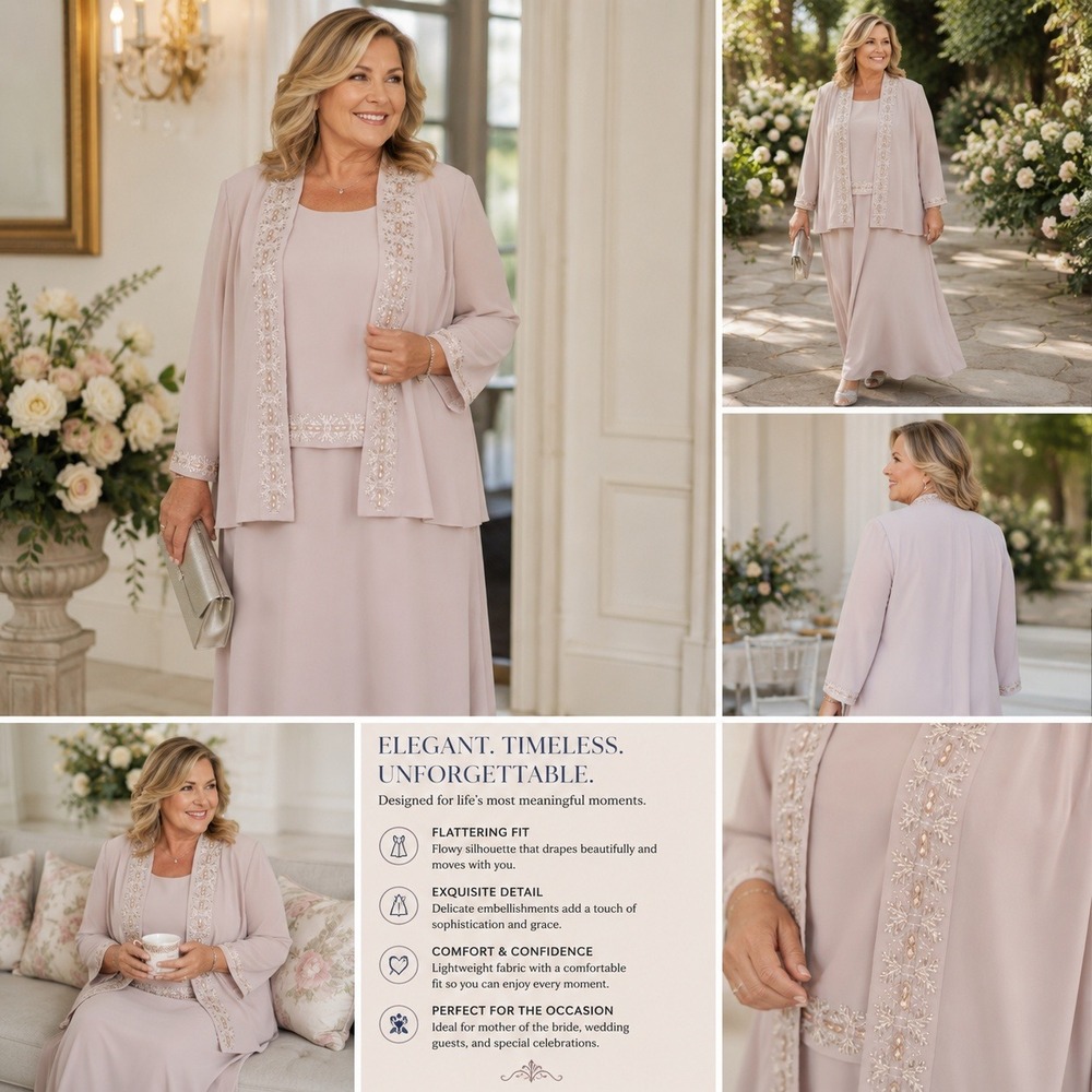 R&M Richards Women 18 Pink Beaded Embroidered Dress Jacket Set 2pc‎ Formal 6146